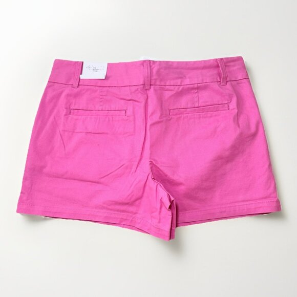 LOFT Womens size 8 Barbie Pink Chino Shorts 100% Cotton The Riviera Short - Picture 8 of 8
